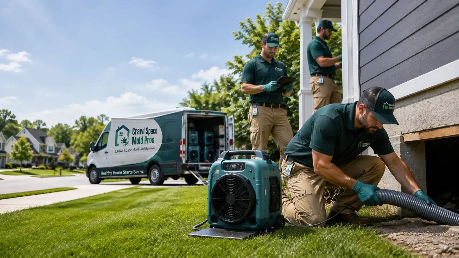 Crawl Space Mold Removal in Sweet, ID